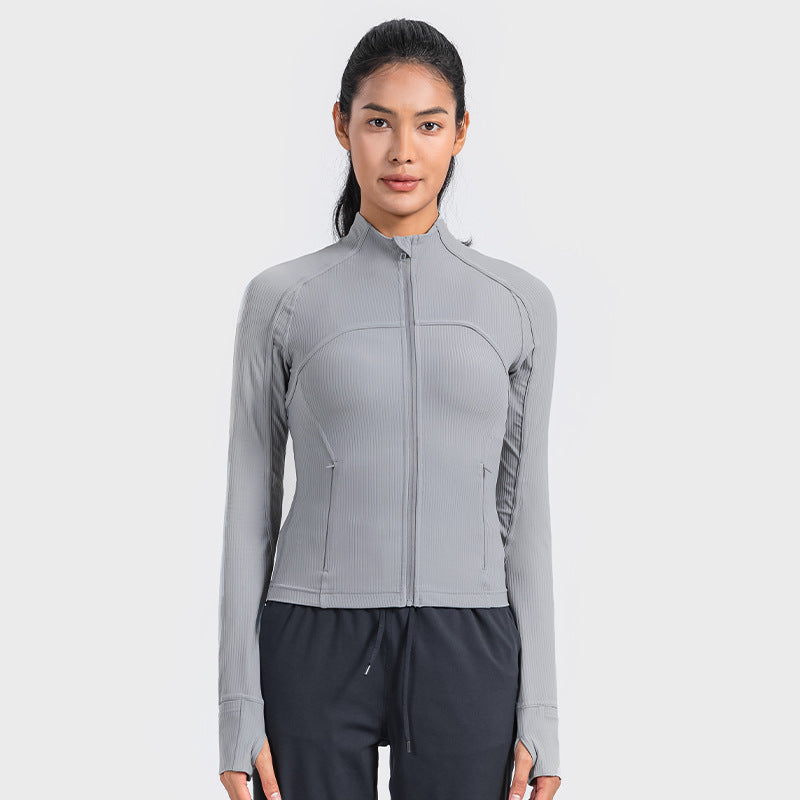 Half Turtleneck Sports Fitness Jacket