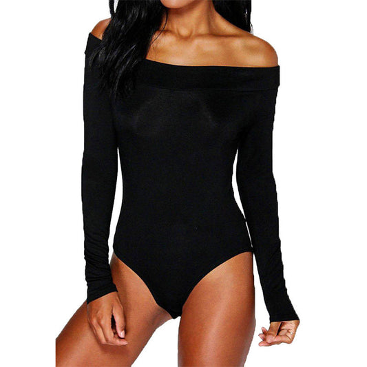 Loose Shoulderless Bodysuit