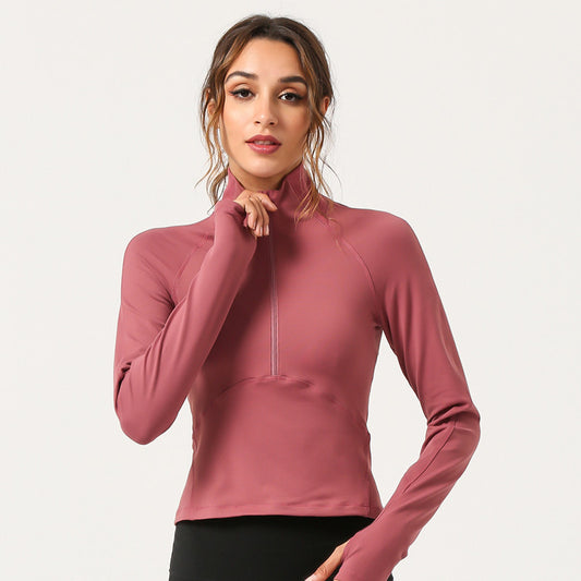 High-Neck Activewear Top