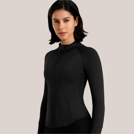 Slim-fit Long Sleeve Yoga Jacket