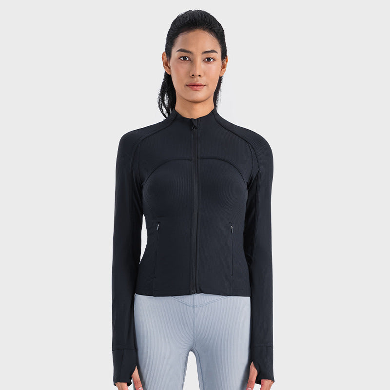 Half Turtleneck Sports Fitness Jacket