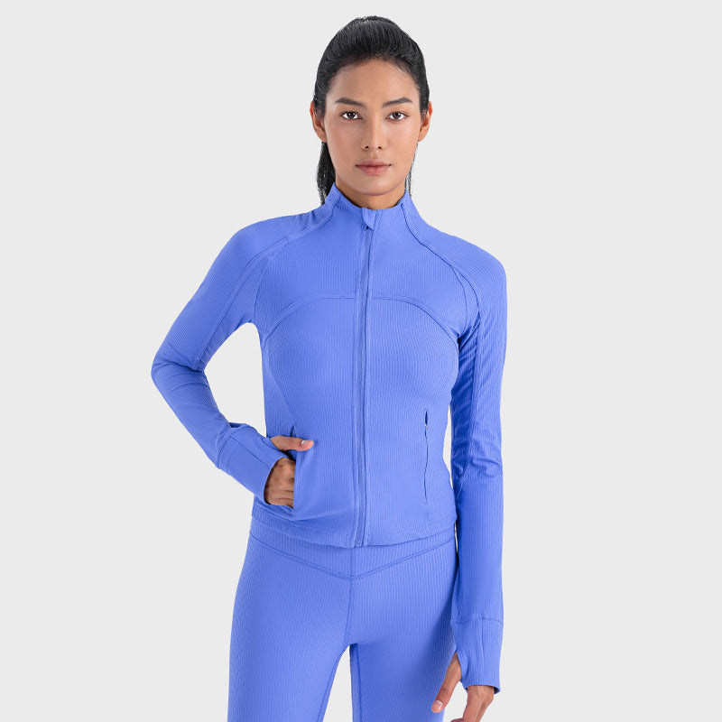 Half Turtleneck Sports Fitness Jacket